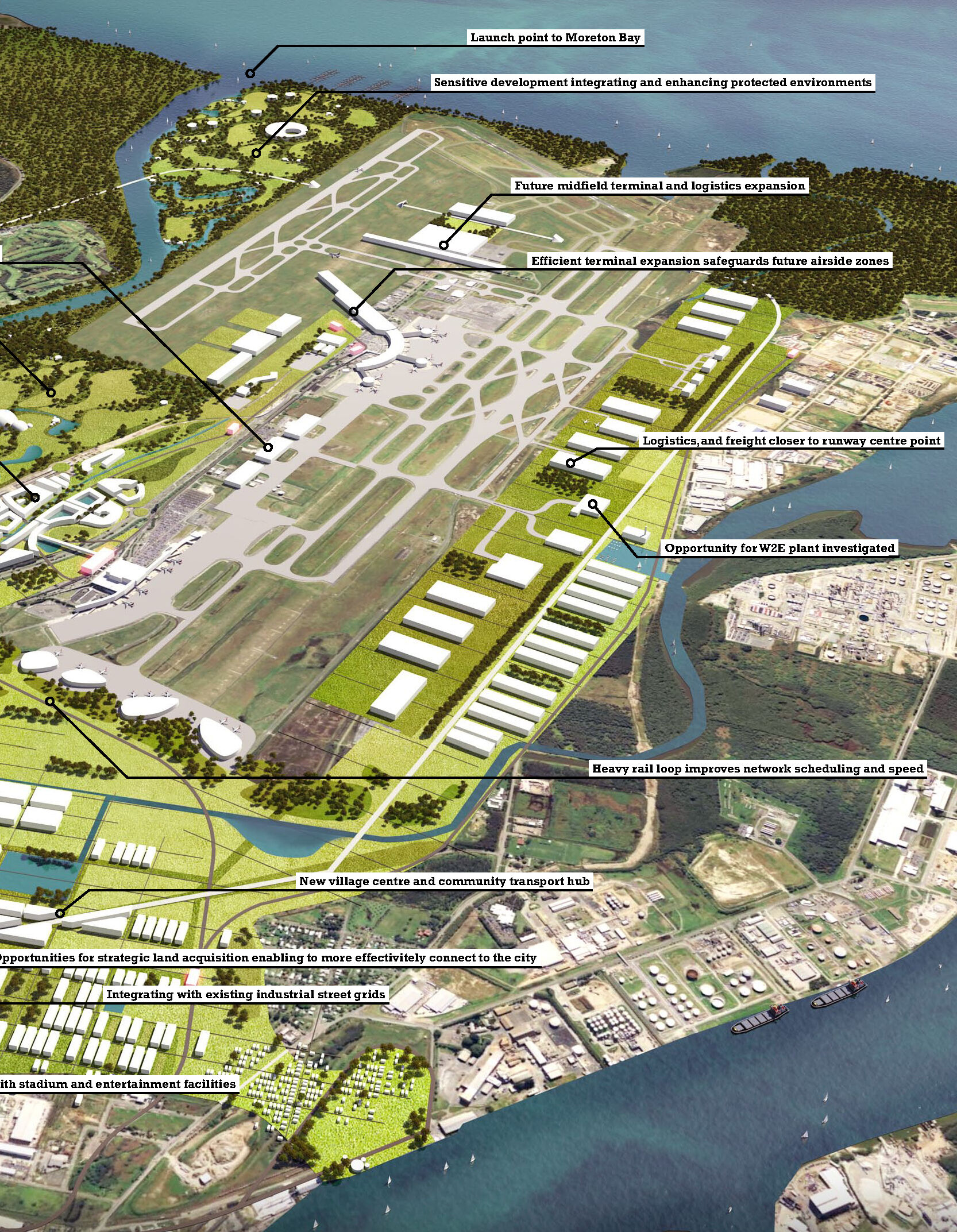 Brisbane Airport Masterplan Winning Design